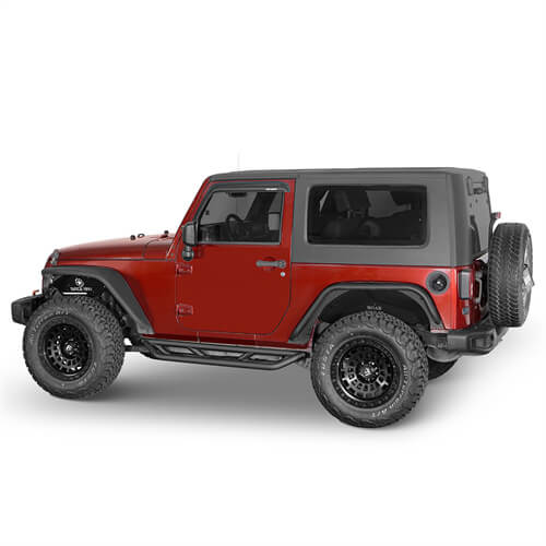 Jeep Wrangler JK 2-Door Side Steps Side Armor Off Road Parts - Ultralisk4x4 ul2087 4