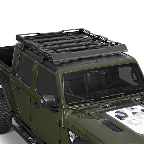 Hard Top Steel Roof Rack For 18-24 Jeep Wrangler Jl 4 Door & Gladiator 