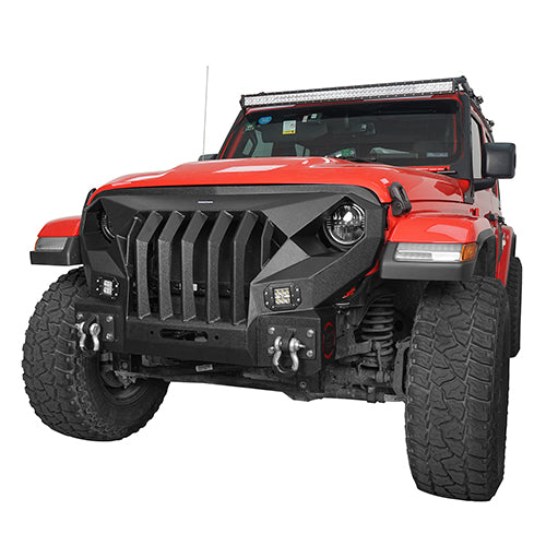 Mad Max Front Bumper & Rear Bumper for 2018-2023 Jeep Wrangler JL ultralisk4x4 ULB.3003+3021 3