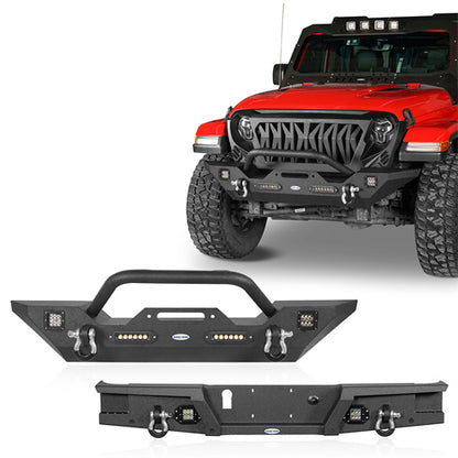 Jeep JT Mid Width Front Bumper & Rear Bumper for 2020-2024 Jeep Gladiator JT ul30187003s 1