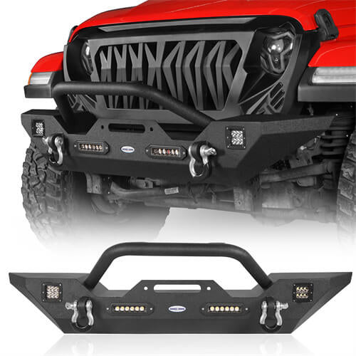 Jeep JT Mid Width Front Bumper & Rear Bumper for 2020-2024 Jeep Gladiator JT ul30187003s 5