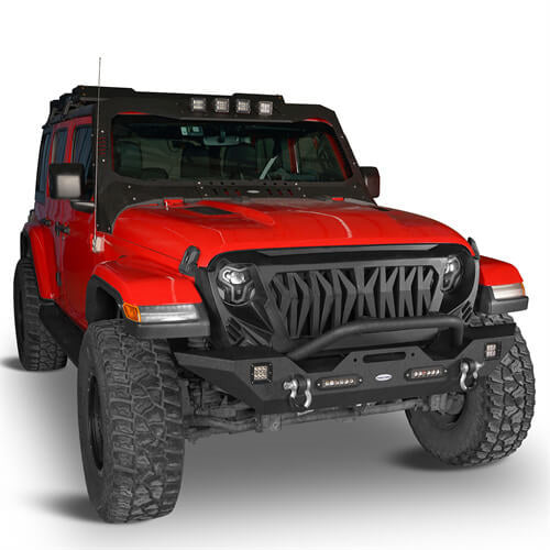 Jeep JT Mid Width Front Bumper & Rear Bumper for 2020-2024 Jeep Gladiator JT ul30187003s 7