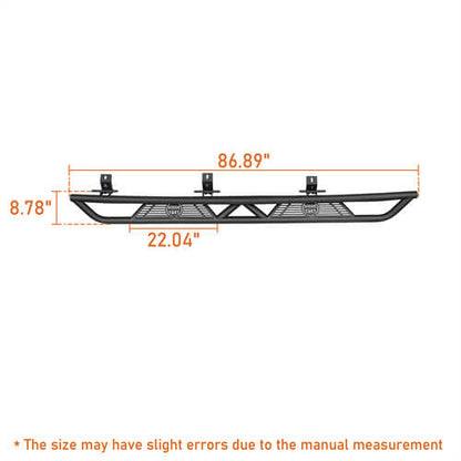 Jeep JT Mid Width Front Bumper & Rear Bumper & Running Boards for 2020-2023 Jeep Gladiator JT Ultralisk 4x4 ULB.3018+7003+7000 29