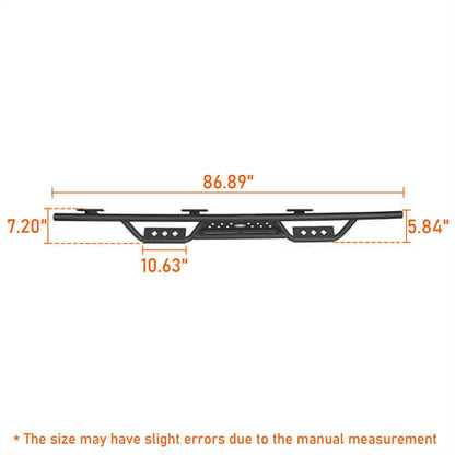 Jeep JT Mid Width Front Bumper & Rear Bumper & Side Steps for 2020-2023 Jeep Gladiator JT ultralisk4x4 ULB.3018+7003+7001 23