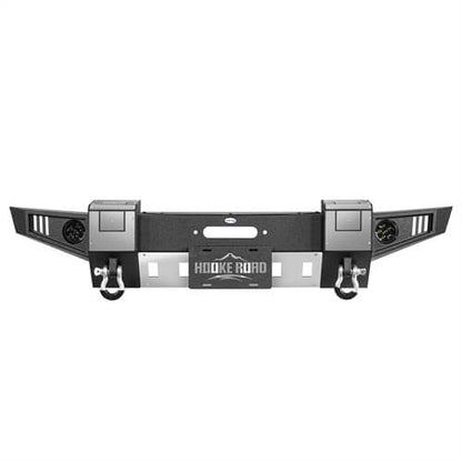 Front Bumper w/ Winch Plate & LED Lights For 2007-2018 Jeep Wrangler JK - Ultralisk4x4