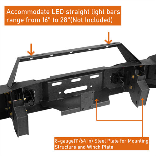 Front Bumper Off-Road For 2003-2005 Ram 2500 - Ultralisk4x4 ul6465- 10