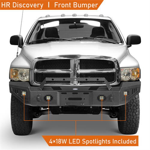 Front Bumper Off-Road For 2003-2005 Ram 2500 - Ultralisk4x4 ul6465- 5