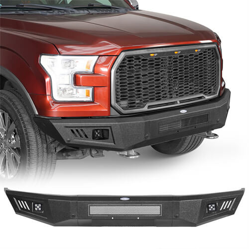 Off-Road Front Bumper For 2015-2017 Ford F-150 (Excluding Raptor)  - Ultralisk4x4-u8281-1