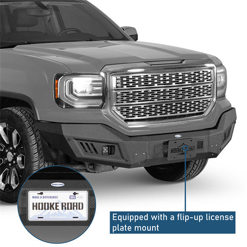 Off-Road Front Bumper For 2016-2018 GMC Sierra 1500 - Ultralisk4x4-u9461-6