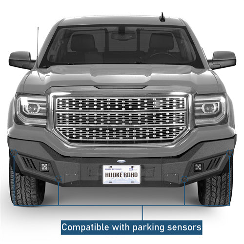 Off-Road Front Bumper For 2016-2018 GMC Sierra 1500 - Ultralisk4x4-u9461-7