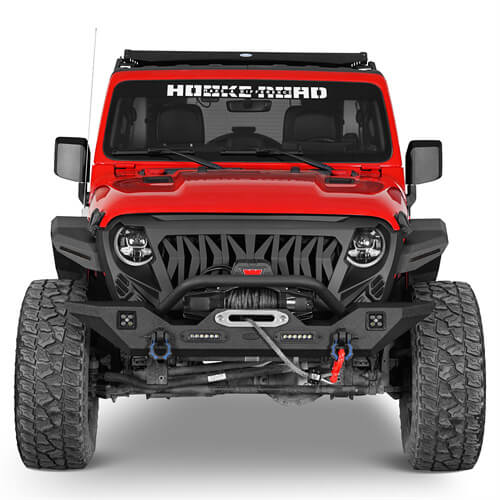 Mid Width Front Bumper & Rear Bumper & Running Boards Side Steps (20-25 Jeep Gladiator JT) - ultralisk4x4