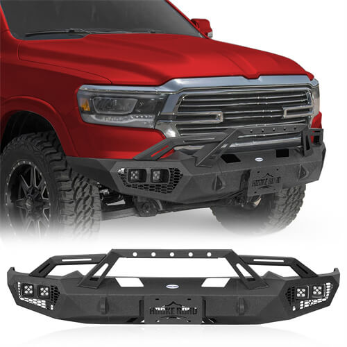 Off-Road Front Bumper For 2019-2024 Ram 1500 - Ultralisk4x4-u6036-1