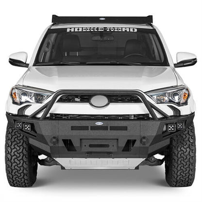 Off Road Full Width Front Bumper w/ LED Spot Lights For 2014-2024 Toyota 4Runner - Ultralisk4x4