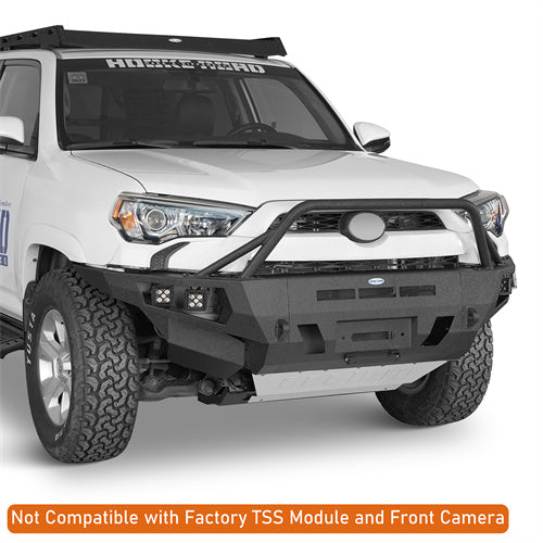 Off Road Full Width Front Bumper w/ LED Spot Lights For 2014-2024 Toyota 4Runner - Ultralisk4x4