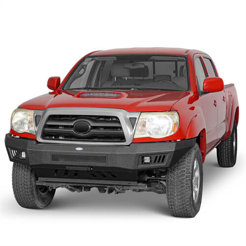 Off-Road Front Bumper w/ LED spotlights included For 2005-2011 Toyota Tacoma - Ultralisk4x4-u4024-2