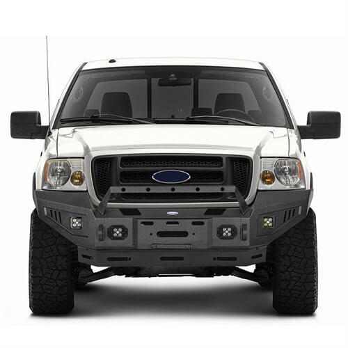 Off Road Front Bumper w/ Winch Plate For 2004-2008 Ford F-150 - Ultralisk4x4-u8006-2