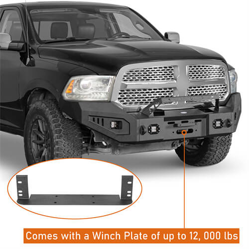 2013-2018 Ram 1500 Off-Road Front Bumper Aftermarket Truck Accessories - Ultralisk4x4 ul6024 10