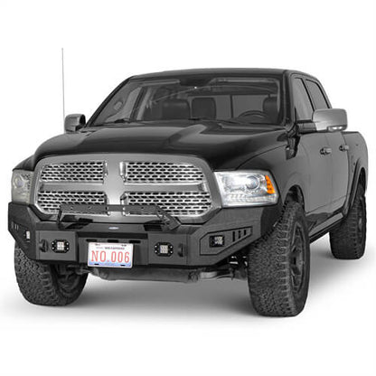 2013-2018 Ram 1500 Off-Road Front Bumper Aftermarket Truck Accessories - Ultralisk4x4 ul6024 3