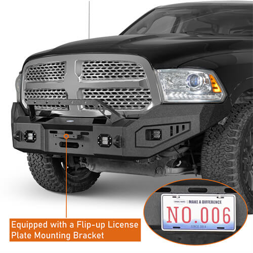 2013 2018 Ram 1500 Off Road Front Bumper Aftermarket Truck Accessories Ultralisk4x4 8480