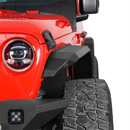 Front Fender Flares Off-Road For 2018-2024 Jeep Wrangler JL - Ultralisk4x4 ul3055- 11