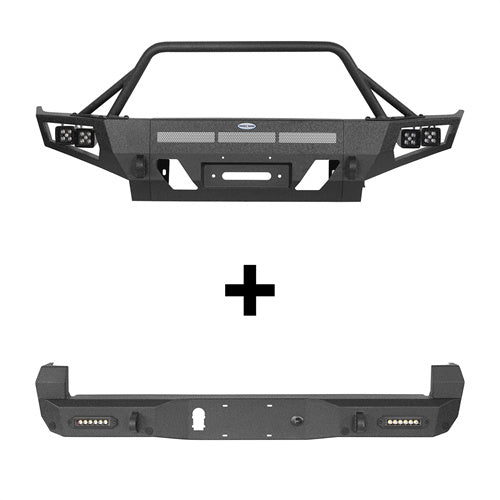 Off Road Front & Rear Bumper For 2016-2023 Toyota Tacoma - Ultralisk 4x4