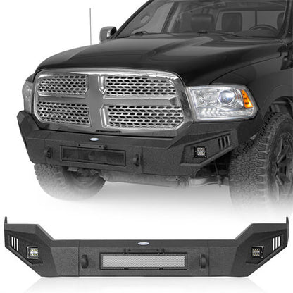 2013-2018 Ram 1500 Off-Road Full Width Front Bumper Aftermarket Truck Accessories - Ultralisk4x4 ul6021s 1