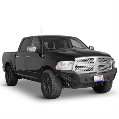 2013-2018 Ram 1500 Off-Road Full Width Front Bumper Aftermarket Truck Accessories - Ultralisk4x4 ul6021s 4