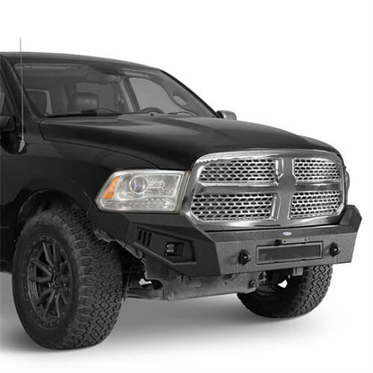 2013-2018 Ram 1500 Off-Road Full Width Front Bumper Aftermarket Truck Accessories - Ultralisk4x4 ul6021s 6