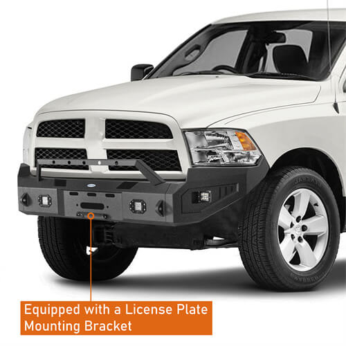 Off-Road Full-Width Front Bumper Aftermarket Truck Accessories For 2009-2012 Ram 1500 - Ultralisk4x4 ul6202 10