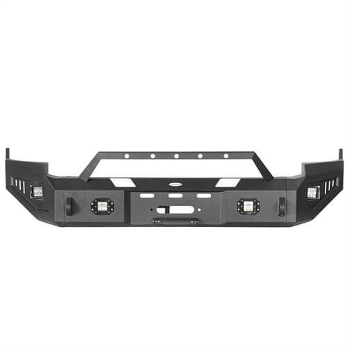 Off-Road Full-Width Front Bumper Aftermarket Truck Accessories For 2009-2012 Ram 1500 - Ultralisk4x4 ul6202 17