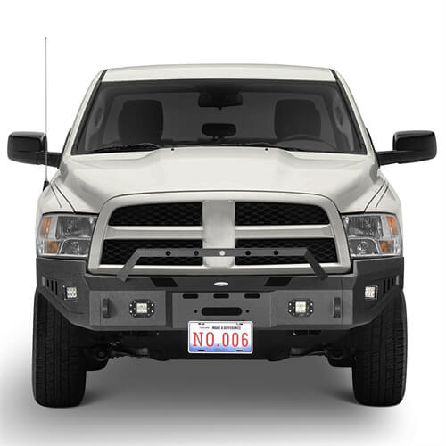 Off-Road Full-Width Front Bumper Aftermarket Truck Accessories For 2009-2012 Ram 1500 - Ultralisk4x4 ul6202 2