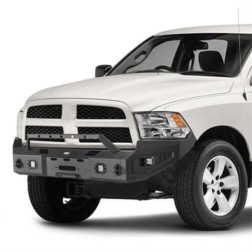 Off-Road Full-Width Front Bumper Aftermarket Truck Accessories For 2009-2012 Ram 1500 - Ultralisk4x4 ul6202 5