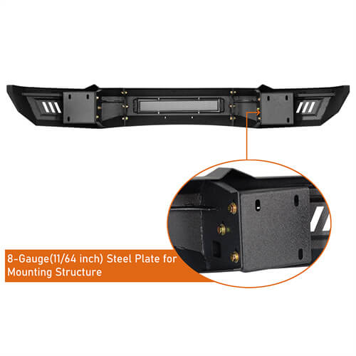 2019-2023 Dodge Ram Off-road Full-Width Front Bumper w/LED Spotlights - ultralisk4x4 ul6031 11