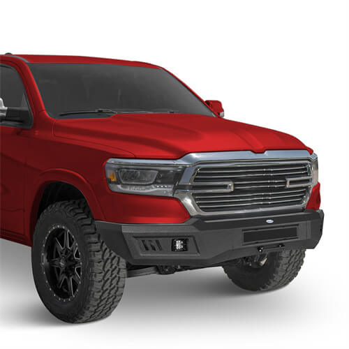 2019-2023 Dodge Ram Off-road Full-Width Front Bumper w/LED Spotlights - ultralisk4x4 ul6031 4