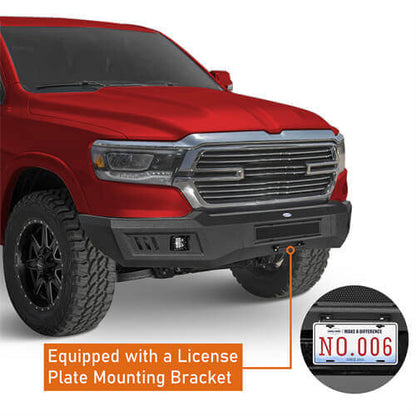 2019-2023 Dodge Ram Off-road Full-Width Front Bumper w/LED Spotlights - ultralisk4x4 ul6031 8