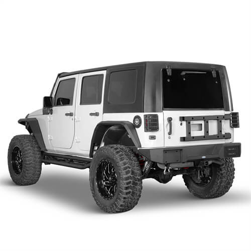 Rear Bumper Jeep Wrangler Off-Road For 2007-2018 Jeep Wrangler JL - Ultralisk4x4 ul2088s- 3