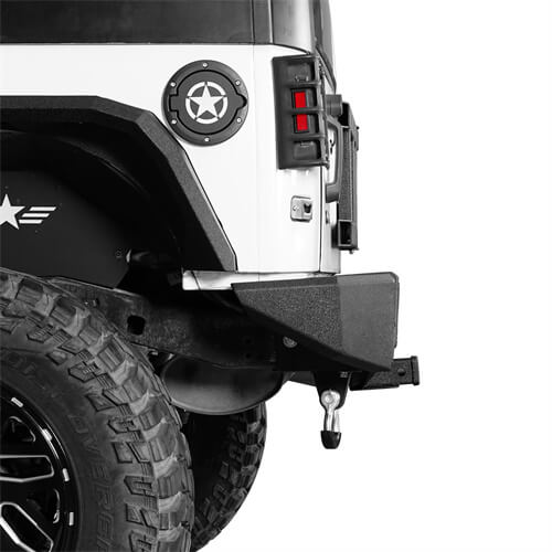 Rear Bumper Jeep Wrangler Off-Road For 2007-2018 Jeep Wrangler JL - Ultralisk4x4 ul2088s- 4