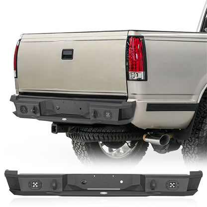 Off Road Rear Bumper For 1988-1998 Chevy C/K 1500 2500 Fleetside - Ultralisk4x4