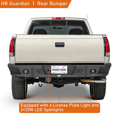 Off Road Rear Bumper For 1988-1998 Chevy C/K 1500 2500 Fleetside - Ultralisk4x4