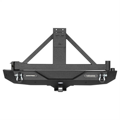 Front Bumper & Rear Bumper w/Tire Carrier(18-24 Jeep Wrangler JL) - ultralisk4x4