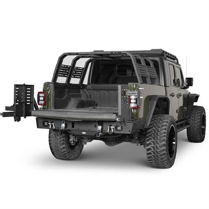 Off Road Rear Bumper 2020-2024 Jeep Gladiator JT - Ultralisk4x4-u7018s-3