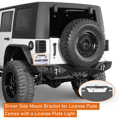 Off Road Rear Bumper For 2007-2018 Jeep Wrangler JK - Ultralisk4x4-u2097s-6