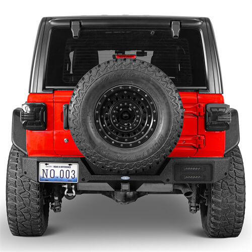 Rear Bumper Jeep Wrangler Off-Road For 2018-2024 Jeep Wrangler JL - Ultralisk4x4 ul3056s- 2