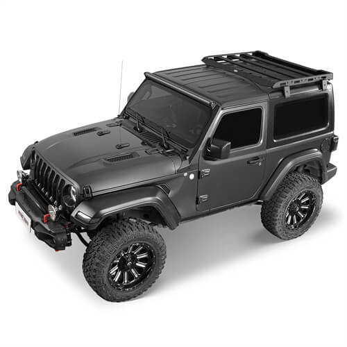 Aluminum Roof Rack Off-Road For 2018-2024 Jeep Wrangler JL - Ultralisk4x4 ul3057s- 2