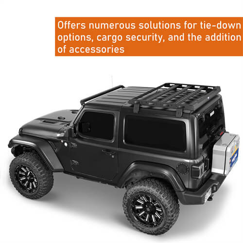 Aluminum Roof Rack Off-Road For 2018-2024 Jeep Wrangler JL - Ultralisk4x4 ul3057s- 9