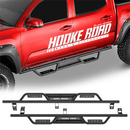 Off-Road Tubular Side Steps For 2005-2023 Toyota Tacoma Double Cab - Ultralisk4x4-u4217-1