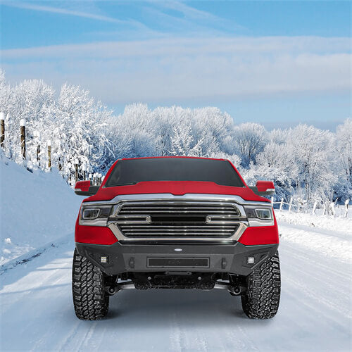 Offroad Front Bumper w/LED Spotlights For 2019-2023 Dodge Ram - ultralisk4x4 ul6030 1