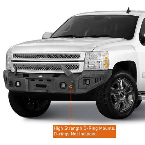 Offroad Full Width Front Bumper ( 2007-2013 Chevy Silverado 1500) - Ultralisk 4x4 ul9027 11