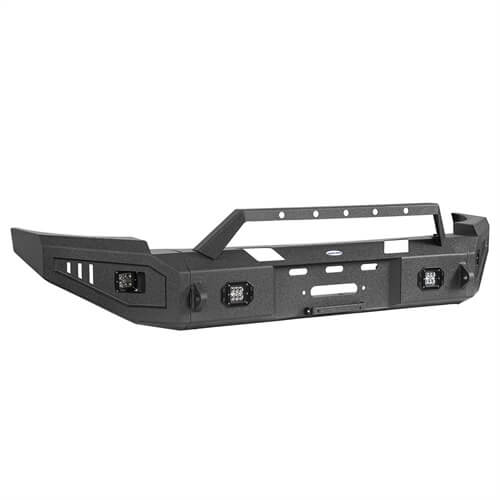 Offroad Full Width Front Bumper ( 2007-2013 Chevy Silverado 1500) - Ultralisk 4x4 ul9027 18