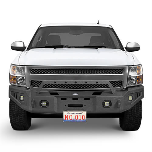 Offroad Full Width Front Bumper ( 2007-2013 Chevy Silverado 1500) - Ultralisk 4x4 ul9027 2